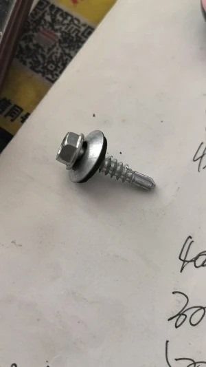 Galvanized Hex Head Self-Drilling Screws With Rubber Washer